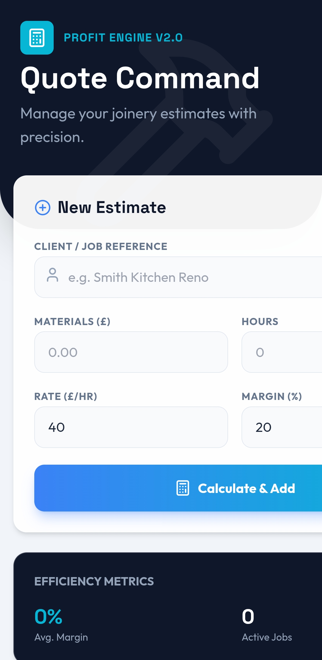 Empower Mobile App Interface Mockup