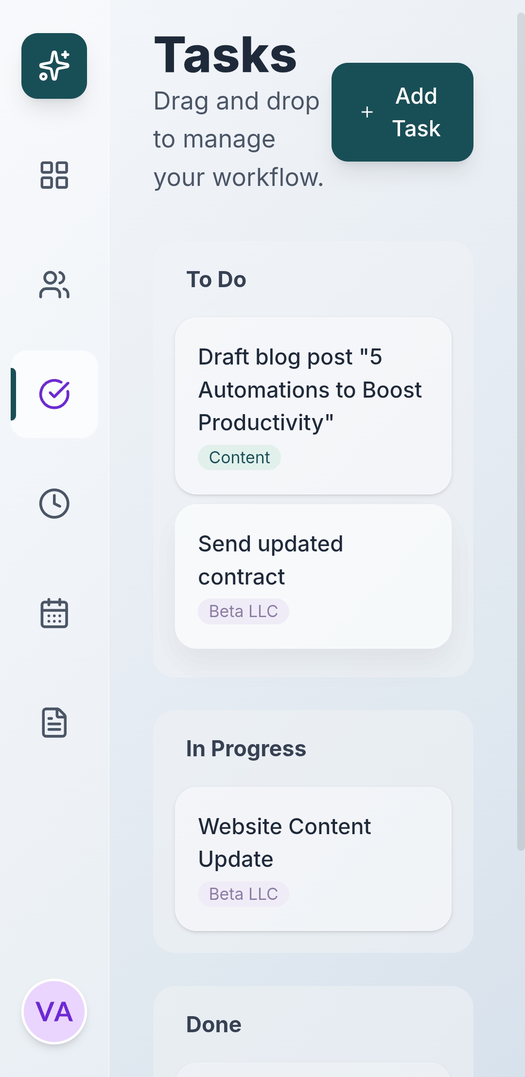 Empower Mobile App Interface Mockup