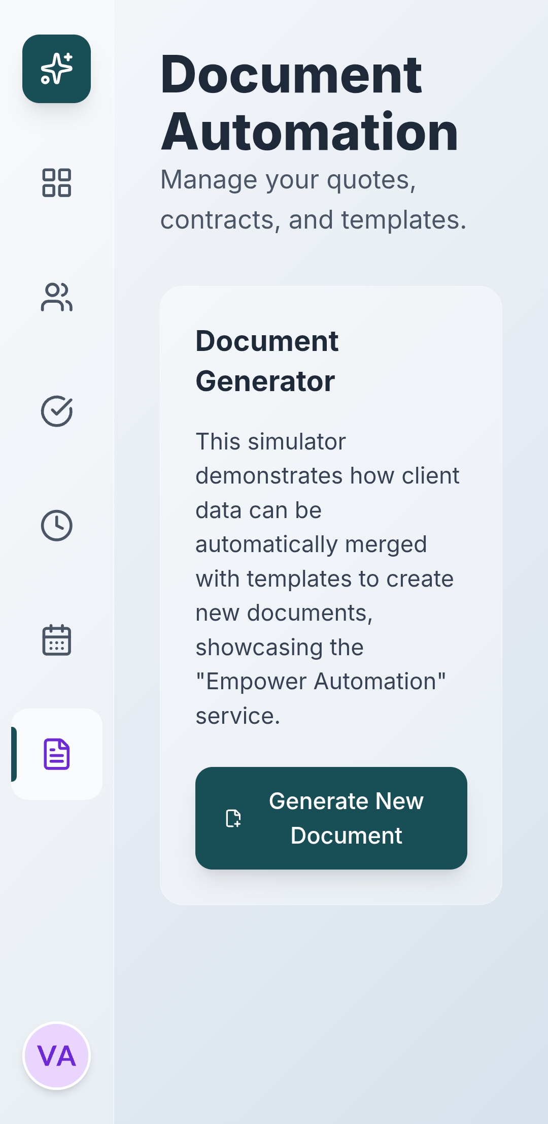 Empower Mobile App Interface Mockup