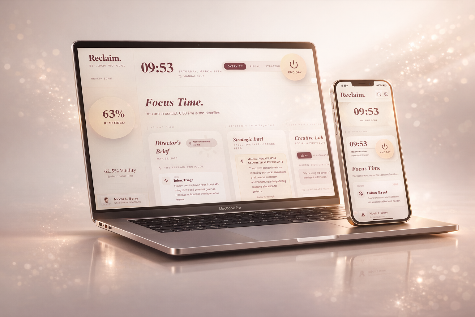 Reclaim: Executive Protocol