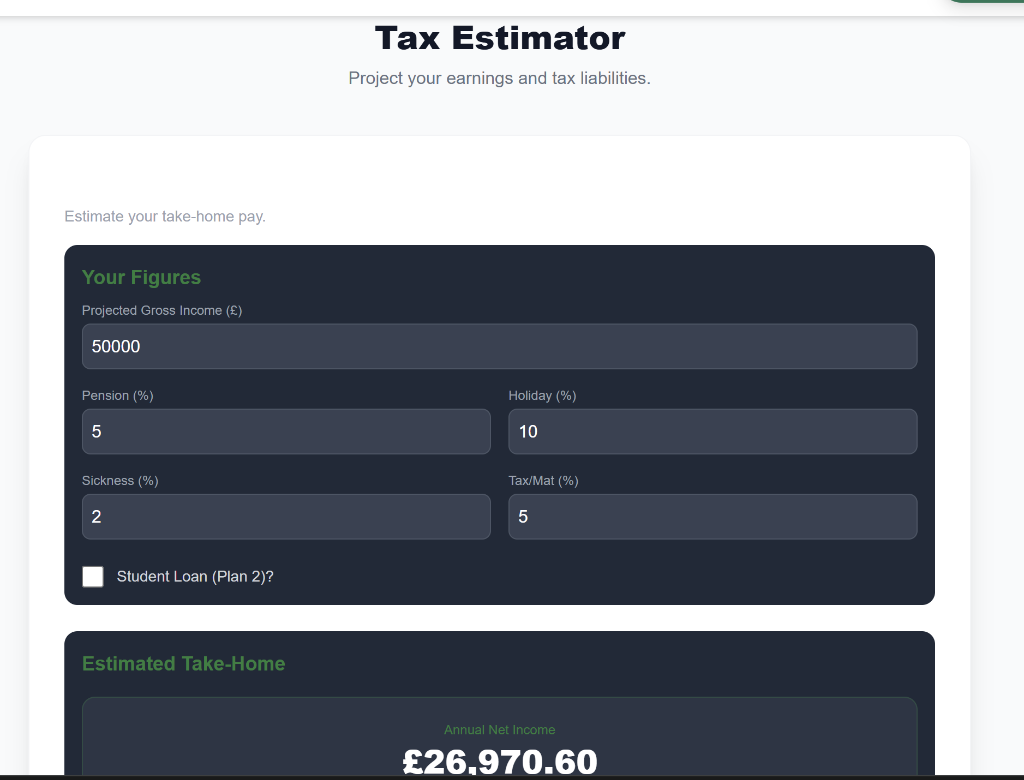 Tax Estimator