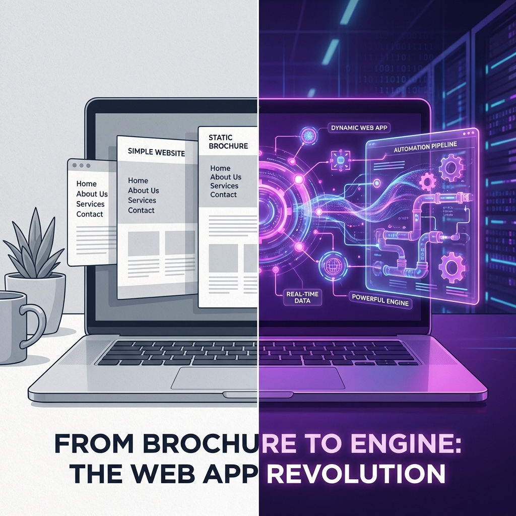 What’s the Difference Between a Website and a Web Application? (And Why It Matters for Falkirk Businesses)